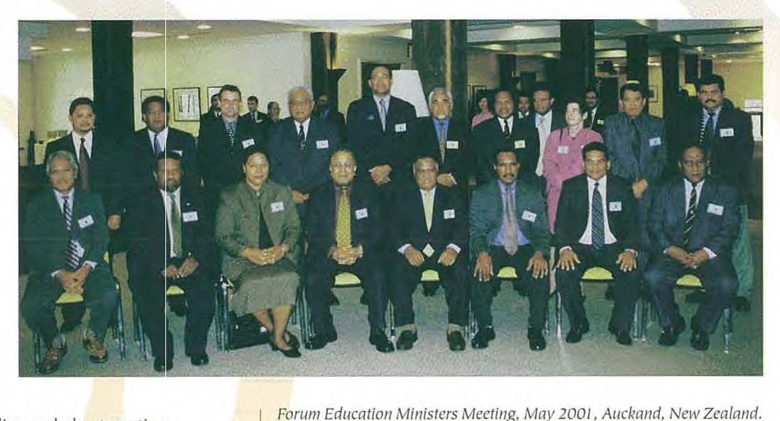 2001 inaugural Forum Education Ministers Meeting, Auckland, New Zealand.  ©Pacific Islands Forum Secretariat