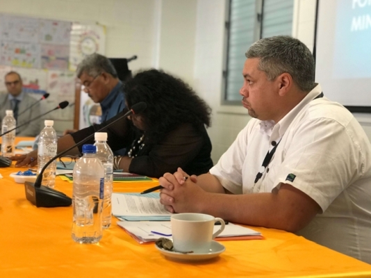 Mr Filipe Jitoko and Mr. Paki Ormsby during the 2018 FEdMM in Nauru  ©Pacific Islands Forum Secretariat