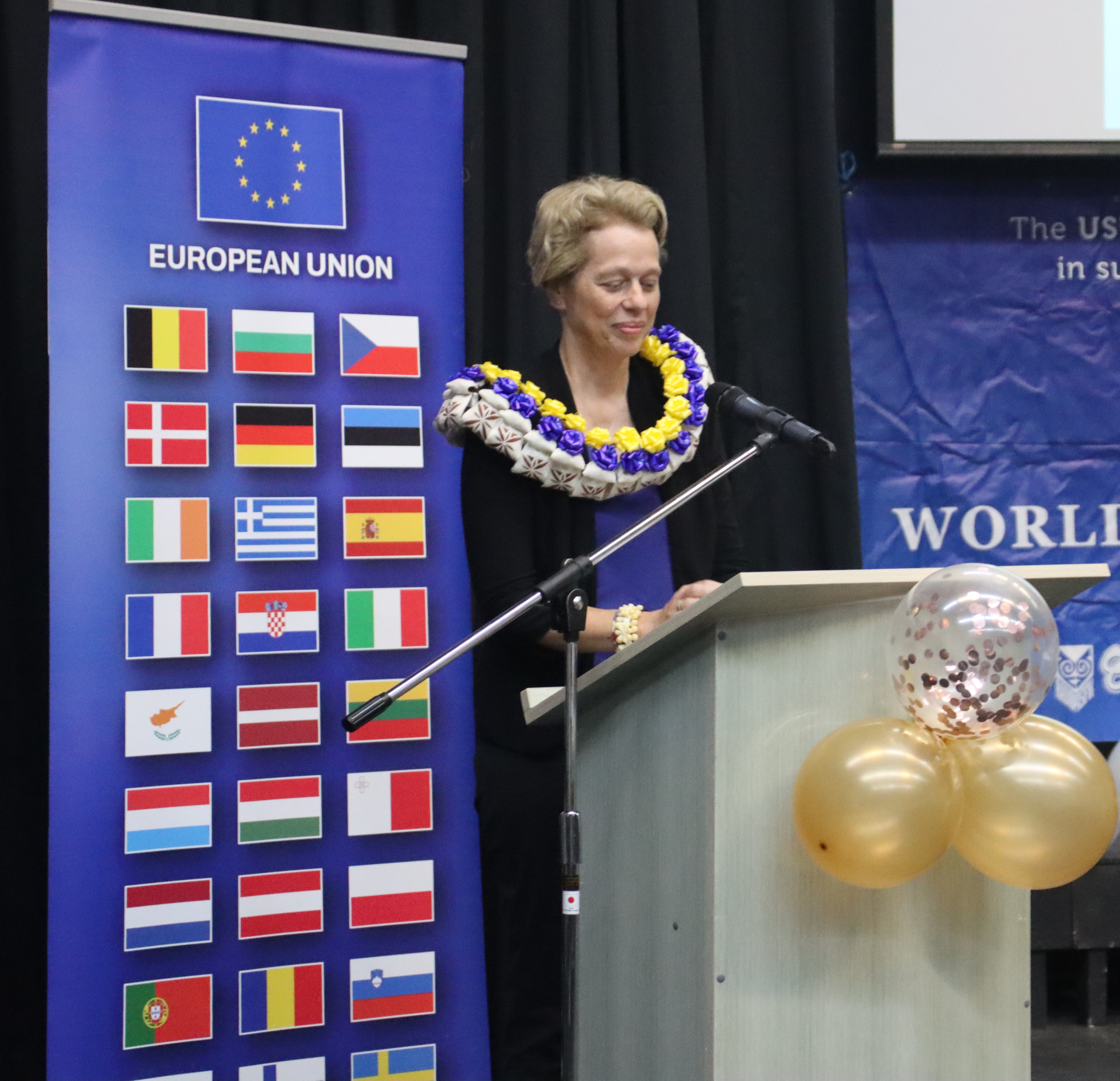 The European Union's Pacific Ambassador Barbara Plinkert